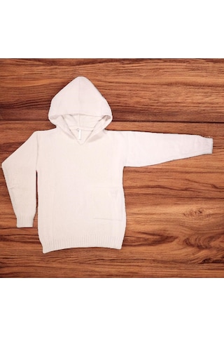 Garson Kız Kedi Tüyü Kazak Somon