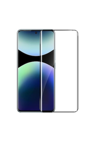 Xiaomi Redmi Note 14 Pro 4g Ekran Koruyucu Nano Tam Kapatan İnce Esnek Polymer Siyah Xiaomi Redmi Note 14 Pro 4g Ekran Koruyucu Nano Tam Kapatan İnce Esnek Polymer Siyah