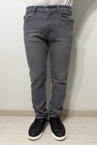 Hacker Denim Dmctekstil Erkek 1021 Yüksek Bel Normal Kesim Boru Paça Jean Pantolon Gri