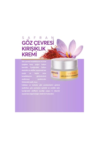 Softto Plus Safran Göz Çevresi Kırışıklık Kremi 20 Ml