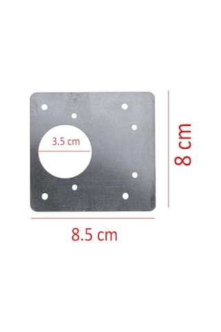 Dolap Kapak Taş Menteşe Tamir Sacı Nobel Pratik Onarım Kiti Yuva Saçı Tablası 8x8.5 Cm 8 Adet Diğer