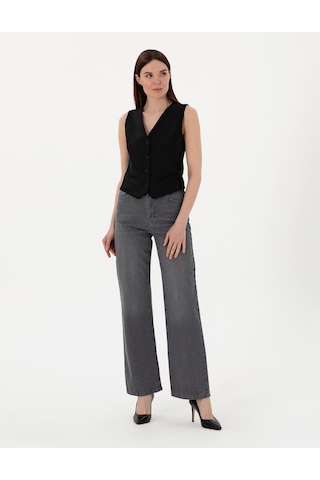 Pierre Cardin Kadın Siyah Pantolon Jean 50307839-vr046 Siyah