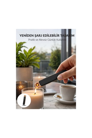 Yeni Elektronik Çakmak Lüks Tasarım, Rüzgarda Sönmez Yeni Nesil Trend