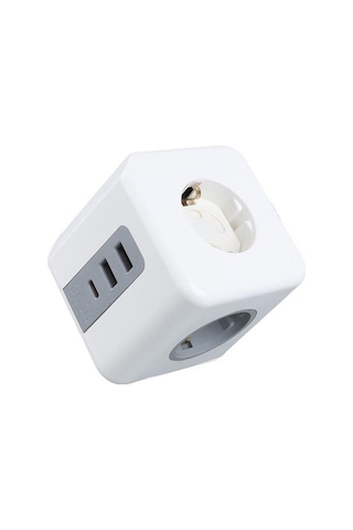 Vea Ve-23089 2x Usb 1x Type-c 3'lü Çocuk Ve Termal Korumalı Grup Priz