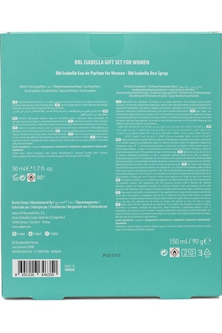 Rebul Isabella Kadın Parfüm EDP 50 ML + Isabella Kadın Sprey Deodorant 150 ML
