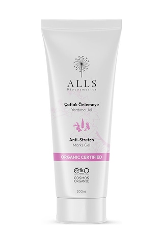 Alls Biocosmetics Organik Stretch Mark Çatlak Önlemeye Yardımcı Jel 200 Ml