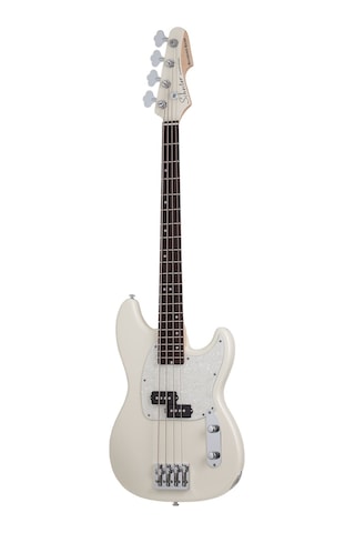 Schecter Banshee Bass Bas Gitar Vintage Olympic White