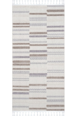 Cool Halı Palazzo Renkli Mutfak Halısı Yumuşak Bukle Tezgah Önü Leke Tutmaz Kabartmalı Modern Halı