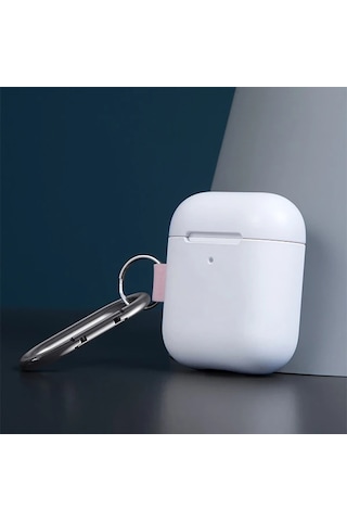 Baseus Woven Label Hook Apple Uyumlu AirPods 1/2 Koruma Kılıf+anahtarlık- 5775