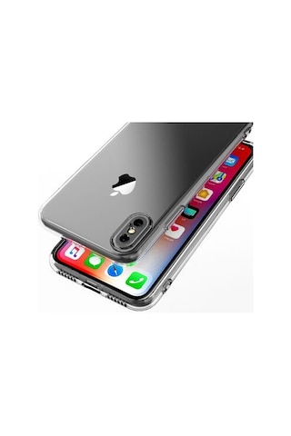 Apple Uyumlu iPhone X İle Kılıf Şeffaf Esnek Silikon Telefon Kılıfı Kapak