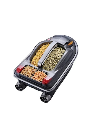 Sazan Yemleme (TEKNE VE BOTU)türkiyede Ilk Sesli Kumanda 7 Kg Yem Alan Büyük Boy Teknesi Karbon