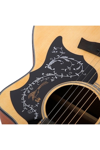 Pg150 Pickguard Gitar Pena Koruyucu Kuş Desenli Pickguard