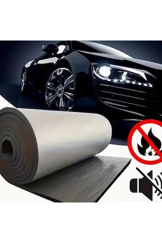 Kaput Altı Alüminyum Folyolu Kendinden Yapışkanlı 6mm 100x150 Kauçuk Ses Yalıtım Levhası