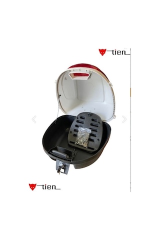 Tien 35 Litre Motosiklet Arka Çantası Sırt Dayamalı Gri