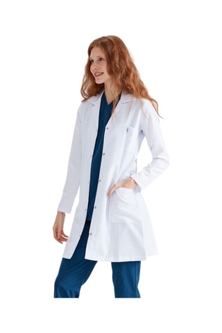 Doktor Önlüğü Gömlek Yaka Bayan