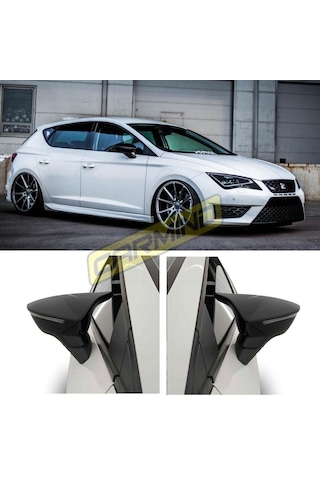 Seat Leon Batman Yarasa Ayna Kapağı Piano Black 2013-2019