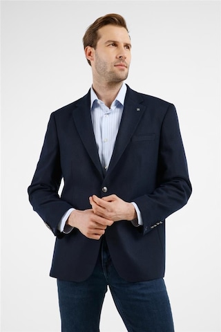 İmza Koyu Lacivert Mono Yaka 4 Drop Comfort Fit Ceket 1002255160 Koyu Lacivert