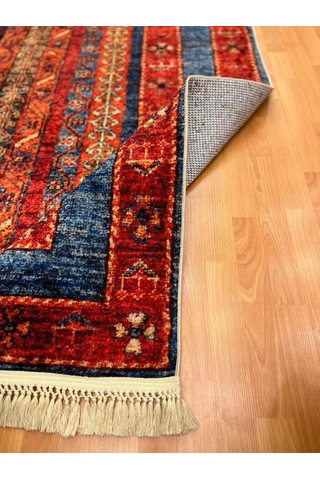 Su Yolu Desenli 160 X 230 Dijital Baskı Halı Çok Renkli