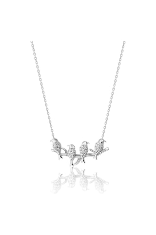 Zanaatsilver 925 ayar Gümüş Zirkon taşlı Rodyum kaplama Muhabbet Kuşları kolye Zanaatsilver 925 ayar Gümüş Zirkon taşlı Rodyum kaplama Muhabbet Kuşları kolye