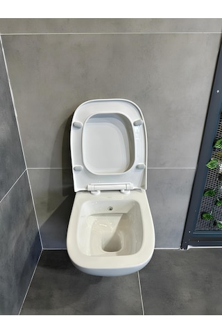 Energy Kanallı Asma Klozet , Yavaş Kapanan Kapak