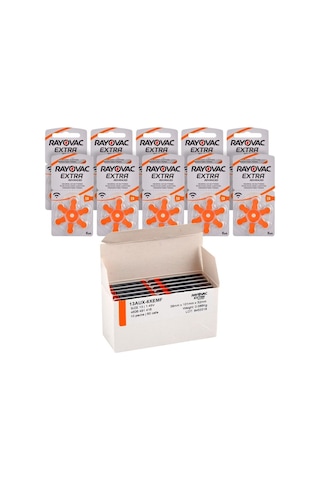 Rayovac Extra Advanced 13 / Pr48 Numara Kulaklık Pili 6lı - 10lu Paket Rayovac Extra Advanced 13 / Pr48 Numara Kulaklık Pili 6lı - 10lu Paket