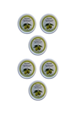 Dermokil Doğal Zeytinyağlı El ve Vücut Kremi 6 x 220 ML