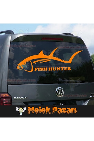 Balık Avcısı, Fish Hunter Avcılık Araba Sticker