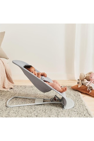 Babybjörn Blıss Ana Kucağı Petal Woven Cotton Grey 7317680062246
