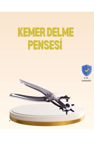 Epilons Znv Zenvia Mey İthalat Profesyonel Deri Delme Pensesi Döner Başlıklı Kemer Delici 6 Fonksiyonlu Znv2025 Cmn Renkli