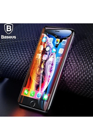 Baseus iPhone Uyumlu 8 Plus 7 Plus 6s-6plus 3d 023mm Full Kırılmaz Cam Ekran Koruyucu-1852