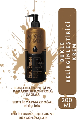 Nıshman Bukle Belirginleştirici Krem Curl Cream 200 Ml