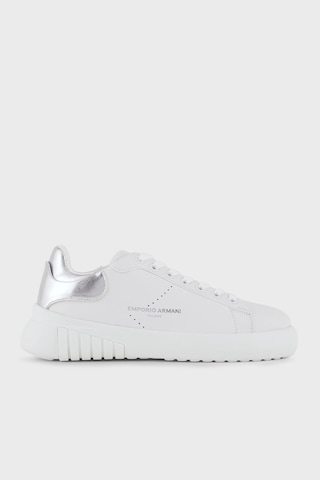 Emporio Armani  Bayan Ayakkabı X3X187 XN850 M696 BEYAZ-GÜMÜŞ Gümüş