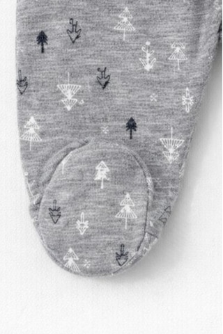 HelloBaby 2'li Bebek Tek Alt Pantolon Gri-ekru