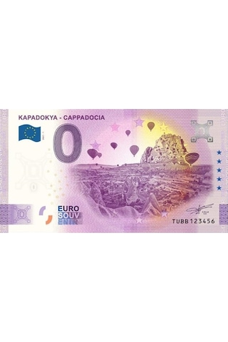 0 Euro Hatıra ve Koleksiyon Parası - Kapadokya - 2021