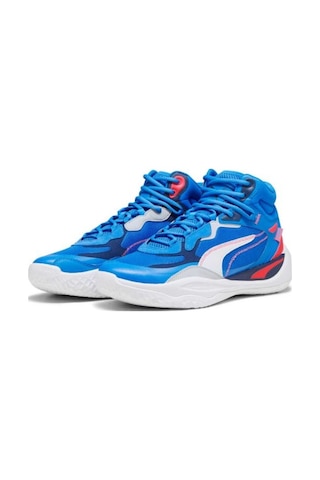 Puma Playmaker Pro Mid 377902-08 Erkek Basketbol Ayakkabısı Mavi