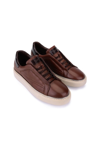 Tamer Tanca Erkek Hakiki Deri Kahverengi Sneakers & Spor Ayakkabı 530 1375 Erk Ayk Sk25-26 Kahve Dr Kahverengi