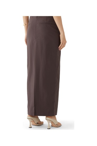 St. Agni Minimal Kolon Etek Kahverengi