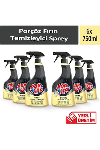 Fırın Temizleyici Sprey 750 Ml X 6 Adet