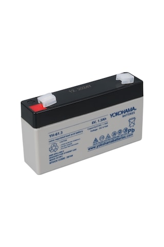 Yokohama Yh-61.3 6 Volt - 1.3 Amper Akü 98x25x52 Mm