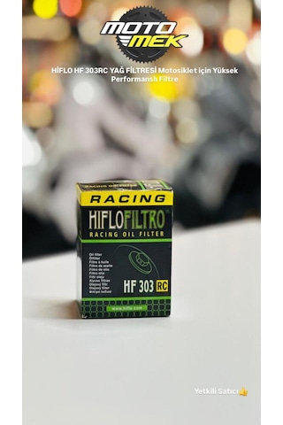 Hiflo Hf 303rc Yağ Filtresi Motosiklet İçin Yüksek Performanslı Filtre