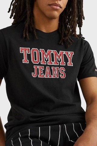 Tommy Jeans Erkek T Shirt DM0DM16405 BDS SİYAH Siyah