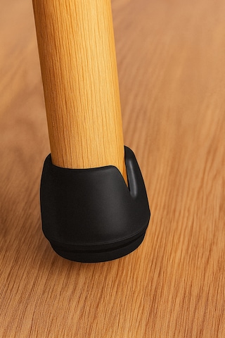 16 Adet Siyah 21 Mm Pvc Sandalye Profil Ayak Pabucu Sessiz Yumuşak Sandalye Zemin Koruyucu Diğer