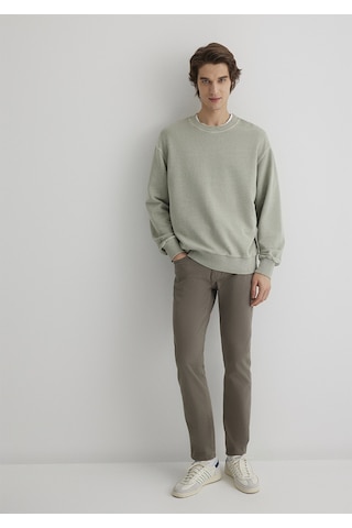 Mavi - Marcus Puslu Zeytin Yeşili Comfort Gabardin Pantolon 0035188050 Yeşil