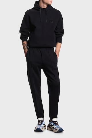 Emporio Armani Logolu Pamuk Karışımlı Kapüşonlu Sweat Erkek Sweat Em004531 Af10013 Ub118 Lacivert