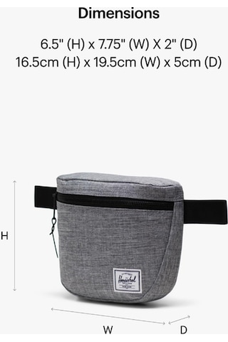 Herschel Erkek Bel Çantası Hrschl11409 Light Grey Crosshatch