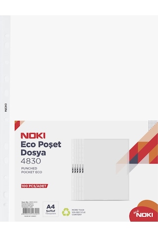 Noki Poşet Dosya Eco 100'lü 4830