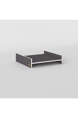 Kenzlife Çamaşır&bulaşık Makinesi Dolabı Lenya Gri 015 80 70 Banyo Aparatı Arkalıksız Büyük Boy Xlarge Beyaz
