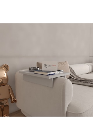 Boliva Koltuk Yanı Sehpa - Sis Gri Gri