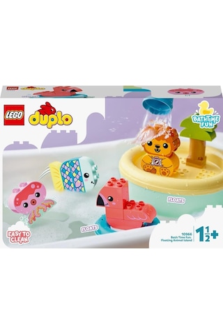 LEGO® Duplo 10966 İlk Banyo Zamanı Eğlencesi Yüzen Hayvan Adası 20 Parça