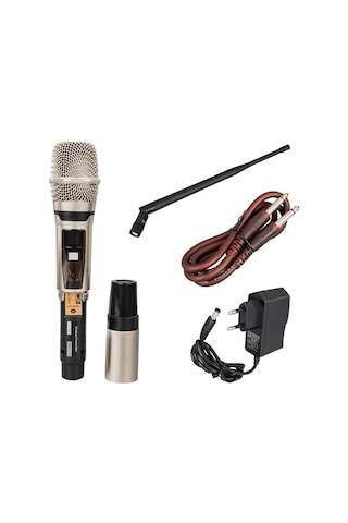Magicvoice Mv21633 2 El Tipi Mikrofonlu 100+100 Kanal Antenli Uhf-pll Kablosuz Telsiz Mikrofon